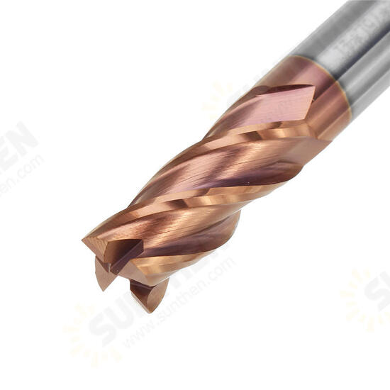 12mm HRC55 AlTiN Coating 4 Flutes End Mill Cutter Tungsten Carbide End Mill Cutter CNC Tool