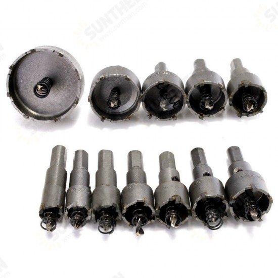 12pcs 15mm-50mm Hole Saw Cutter Alloy Drill Bit Set for Wood Metal Cutting 12pcs 15mm-50mm Hole Saw Cutter Alloy Drill Bit Set for Wood Metal Cutting
