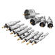 12pcs 15mm-50mm Upgrade M35 Titanium Coated Hole Saw Cutter for Stainless Steel Aluminum Alloy 12pcs 15mm-50mm Upgrade M35 Titanium Coated Hole Saw Cutter for Stainless Steel Aluminum Alloy