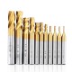 1.5-10mm Titanium Coated HSS 4 Flute End Mill Cutter CNC Drill Bit Milling Cutter