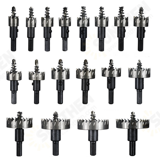 15-53mm Hole Sawtooth HSS Drill Bit Hole Saw Cutter for Stainless Steel Metal Alloy Hole Drilling 15-53mm Hole Sawtooth HSS Drill Bit Hole Saw Cutter for Stainless Steel Metal Alloy Hole Drilling
