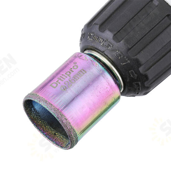 15pcs 6-50mm Titanium Diamond Hole Saw Drill Bit Set Tile Ceramic Glass Marble Drill Bits 15pcs 6-50mm Titanium Diamond Hole Saw Drill Bit Set Tile Ceramic Glass Marble Drill Bits
