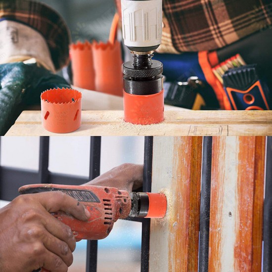 17pcs 19-64mm Bi-Metal Hole Saw Cutter Set Wood Metal Drilling Tools Hole Core Cutter Hole Saw Drill 17pcs 19-64mm Bi-Metal Hole Saw Cutter Set Wood Metal Drilling Tools Hole Core Cutter Hole Saw Drill