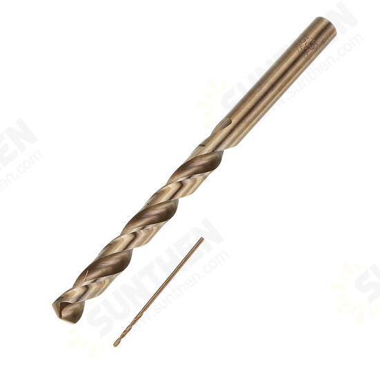 19pcs 1-10mm HSS M35 Cobalt Twist Drill Bit Set for Metal Wood Drilling 19pcs 1-10mm HSS M35 Cobalt Twist Drill Bit Set for Metal Wood Drilling