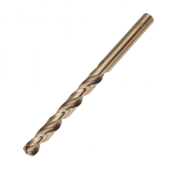 19pcs 1-10mm HSS M35 Cobalt Twist Drill Bit Set for Metal Wood Drilling