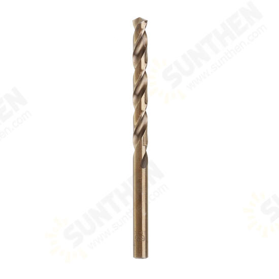 19pcs 1-10mm HSS M35 Cobalt Twist Drill Bit Set for Metal Wood Drilling 19pcs 1-10mm HSS M35 Cobalt Twist Drill Bit Set for Metal Wood Drilling