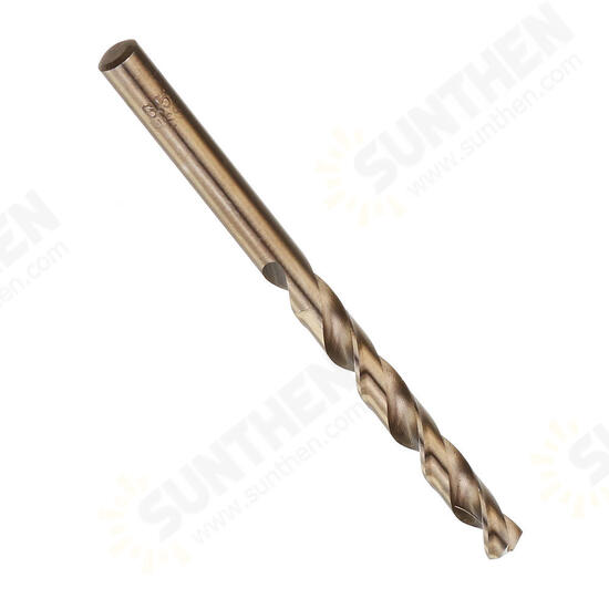 19pcs 1-10mm HSS M35 Cobalt Twist Drill Bit Set for Metal Wood Drilling 19pcs 1-10mm HSS M35 Cobalt Twist Drill Bit Set for Metal Wood Drilling