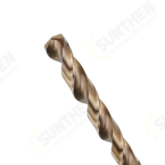 19pcs 1-10mm HSS M35 Cobalt Twist Drill Bit Set for Metal Wood Drilling 19pcs 1-10mm HSS M35 Cobalt Twist Drill Bit Set for Metal Wood Drilling