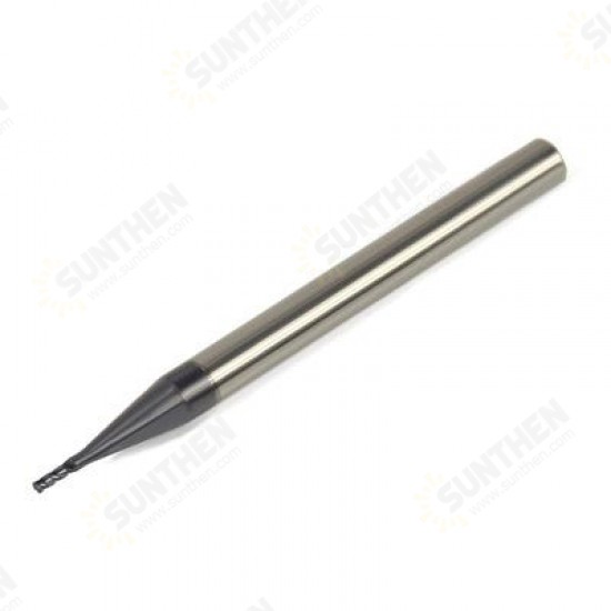 1mm 4 Flutes End Mill Cutter 50mm Length Tungsten Carbide Milling Cutter CNC Tool 1mm 4 Flutes End Mill Cutter 50mm Length Tungsten Carbide Milling Cutter CNC Tool
