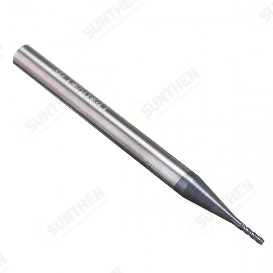 1mm 4 Flutes End Mill Cutter 50mm Length Tungsten Carbide Milling Cutter CNC Tool 1mm 4 Flutes End Mill Cutter 50mm Length Tungsten Carbide Milling Cutter CNC Tool