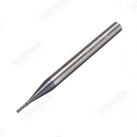 1mm 4 Flutes End Mill Cutter 50mm Length Tungsten Carbide Milling Cutter CNC Tool 1mm 4 Flutes End Mill Cutter 50mm Length Tungsten Carbide Milling Cutter CNC Tool
