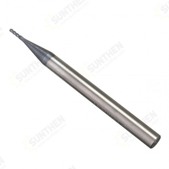 1mm 4 Flutes End Mill Cutter 50mm Length Tungsten Carbide Milling Cutter CNC Tool 1mm 4 Flutes End Mill Cutter 50mm Length Tungsten Carbide Milling Cutter CNC Tool
