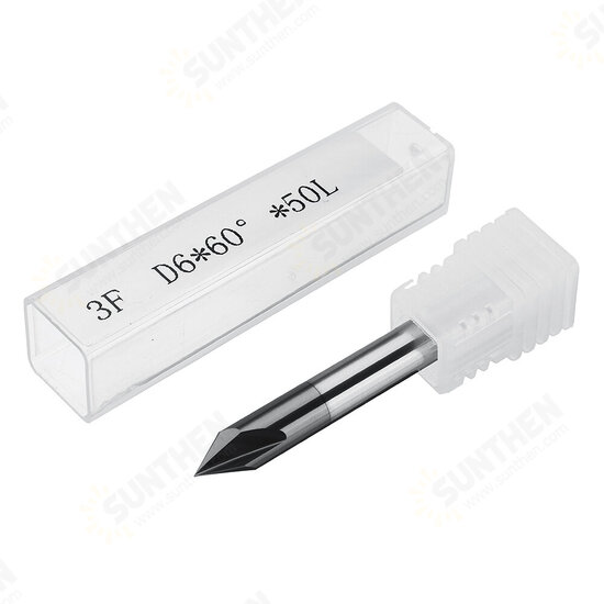 2-12mm 60 Degree Chamfer Mill 3 Flutes CNC Milling Cutter V Shape End Mill 2-12mm 60 Degree Chamfer Mill 3 Flutes CNC Milling Cutter V Shape End Mill