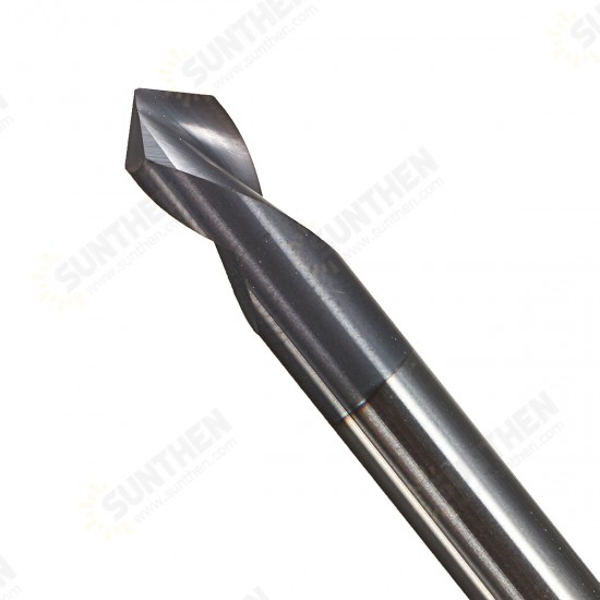 2 Flutes 6mm Carbide Chamfer Mill 90 Degree HRC45 Milling Cutter 2 Flutes 6mm Carbide Chamfer Mill 90 Degree HRC45 Milling Cutter