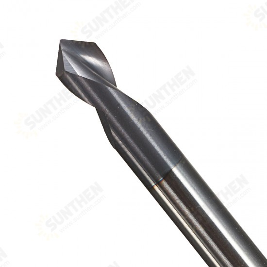 2 Flutes 6mm Carbide Chamfer Mill 90 Degree HRC45 Milling Cutter