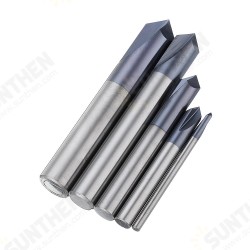 2 Flutes 90 Degree 2-12mm Carbide Chamfering Cutter End Mill HRC45 Milling Cutter 2 Flutes 90 Degree 2-12mm Carbide Chamfering Cutter End Mill HRC45 Milling Cutter