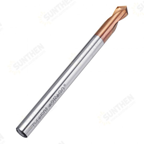 2 Flutes 90 Degree Chamfer End Mill 4/6/8/10/12mm HRC45 Tungsten Steel AlTiN Coating Milling Cutter