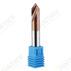 2 Flutes 90 Degree Chamfer End Mill 4/6/8/10/12mm HRC45 Tungsten Steel AlTiN Coating Milling Cutter 2 Flutes 90 Degree Chamfer End Mill 4/6/8/10/12mm HRC45 Tungsten Steel AlTiN Coating Milling Cutter