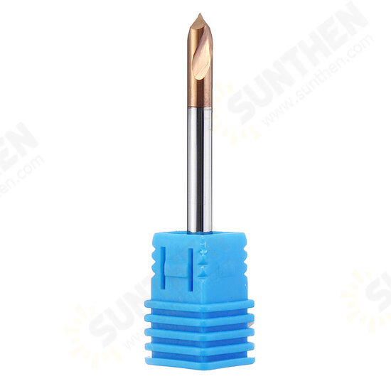 2 Flutes 90 Degree Chamfer End Mill 4/6/8/10/12mm HRC45 Tungsten Steel AlTiN Coating Milling Cutter 2 Flutes 90 Degree Chamfer End Mill 4/6/8/10/12mm HRC45 Tungsten Steel AlTiN Coating Milling Cutter