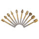 20Pcs Titanium Coated Rotary File Cutters HSS Mini Burr Wood Working Milling Carving Rasp Drill Bits 20Pcs Titanium Coated Rotary File Cutters HSS Mini Burr Wood Working Milling Carving Rasp Drill Bits