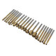 20Pcs Titanium Coated Rotary File Cutters HSS Mini Burr Wood Working Milling Carving Rasp Drill Bits 20Pcs Titanium Coated Rotary File Cutters HSS Mini Burr Wood Working Milling Carving Rasp Drill Bits