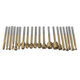 20Pcs Titanium Coated Rotary File Cutters HSS Mini Burr Wood Working Milling Carving Rasp Drill Bits 20Pcs Titanium Coated Rotary File Cutters HSS Mini Burr Wood Working Milling Carving Rasp Drill Bits