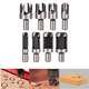 23Pcs Woodworking Chamfer Countersink Drill Bit Set 6Pcs 1/4 Inch Hexagon 5 Flute 90° Countersink Drill 7Pcs Three-Pointed Drill 8Pcs Wood Plug Cutter 23Pcs Woodworking Chamfer Countersink Drill Bit Set 6Pcs 1/4 Inch Hexagon 5 Flute 90° Countersink Drill 7Pcs Three-Pointed Drill 8Pcs Wood Plug Cutter