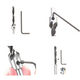 23Pcs Woodworking Chamfer Countersink Drill Bit Set 6Pcs 1/4 Inch Hexagon 5 Flute 90° Countersink Drill 7Pcs Three-Pointed Drill 8Pcs Wood Plug Cutter 23Pcs Woodworking Chamfer Countersink Drill Bit Set 6Pcs 1/4 Inch Hexagon 5 Flute 90° Countersink Drill 7Pcs Three-Pointed Drill 8Pcs Wood Plug Cutter