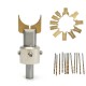 24pcs 6-25mm Alloy Ball Cutter Woodworking Drilling Wooden Beads Drill Rotary Bead Molding Tool 24pcs 6-25mm Alloy Ball Cutter Woodworking Drilling Wooden Beads Drill Rotary Bead Molding Tool