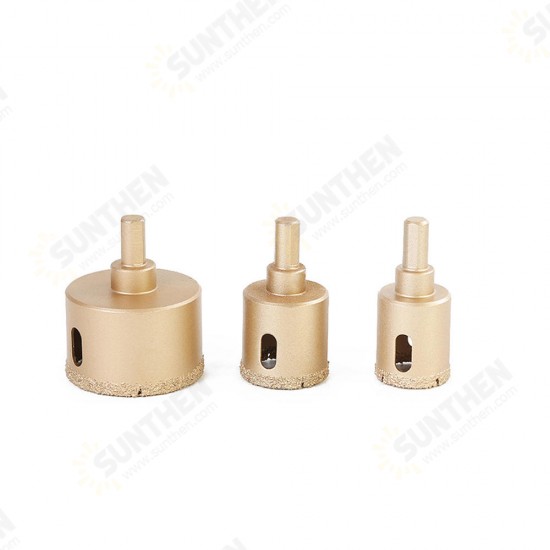25-60mm Brazed Hole Saw Cutter Hole Puncher Tile Ceramic Glass Marble Emery Drill Bit 25-60mm Brazed Hole Saw Cutter Hole Puncher Tile Ceramic Glass Marble Emery Drill Bit