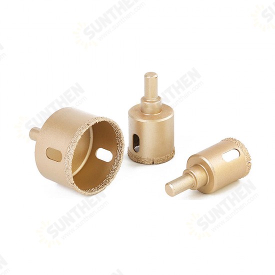 25-60mm Brazed Hole Saw Cutter Hole Puncher Tile Ceramic Glass Marble Emery Drill Bit 25-60mm Brazed Hole Saw Cutter Hole Puncher Tile Ceramic Glass Marble Emery Drill Bit