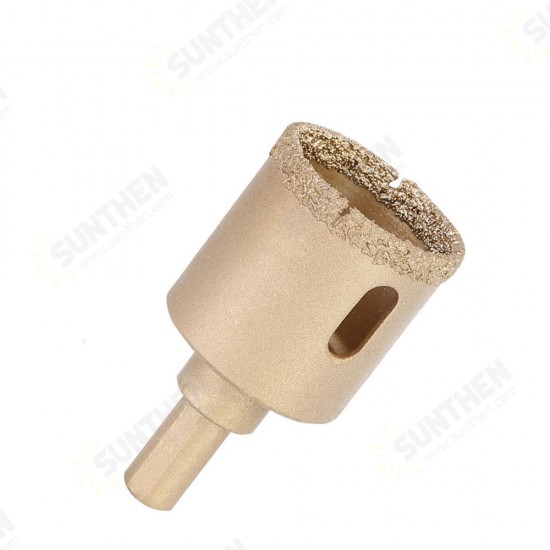 25-60mm Brazed Hole Saw Cutter Hole Puncher Tile Ceramic Glass Marble Emery Drill Bit