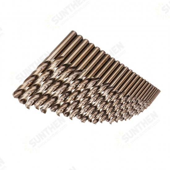 25pcs 1-13mm HSS M35 Cobalt Twist Drill Bit Set for Metal Wood Drilling 25pcs 1-13mm HSS M35 Cobalt Twist Drill Bit Set for Metal Wood Drilling