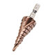 3-12/4-20/4-32mm M35 Cobalt Step Drill Bit 1/4 Inch Hex Shank HSS-Co Step Drill Bit 3-12/4-20/4-32mm M35 Cobalt Step Drill Bit 1/4 Inch Hex Shank HSS-Co Step Drill Bit