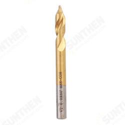 3-12mm Spot Drill 60 Degree Titanium Coated M42 Cobalt Chamfer Drill Location Center Bit