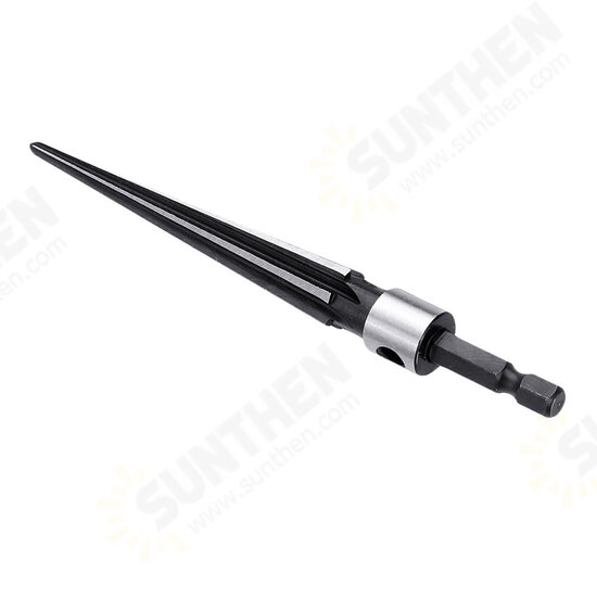 3-13mm Bridge Pin Hole Hand Held Taper Reamer T Handle Tapered 6 Fluted Chamfer Bit Woodworking Tool 3-13mm Bridge Pin Hole Hand Held Taper Reamer T Handle Tapered 6 Fluted Chamfer Bit Woodworking Tool