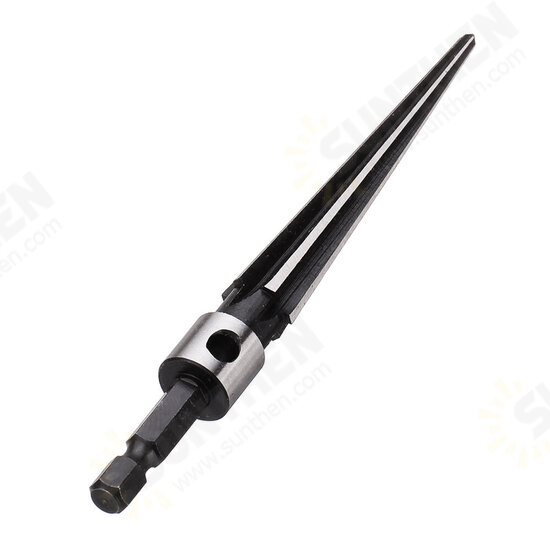 3-13mm Bridge Pin Hole Hand Held Taper Reamer T Handle Tapered 6 Fluted Chamfer Bit Woodworking Tool 3-13mm Bridge Pin Hole Hand Held Taper Reamer T Handle Tapered 6 Fluted Chamfer Bit Woodworking Tool