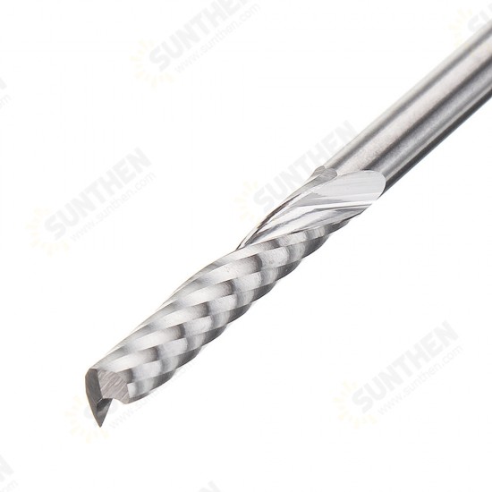 3.175mm Single Flute End Mill Cutter Carbide CNC Router Bit Milling Cutter 3.175mm Single Flute End Mill Cutter Carbide CNC Router Bit Milling Cutter
