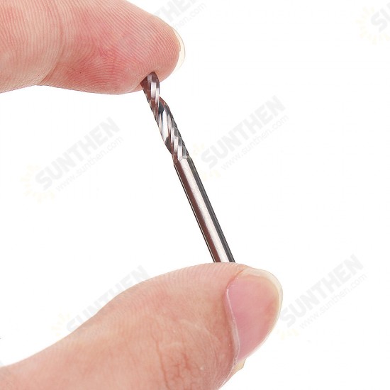 3.175mm Single Flute End Mill Cutter Carbide CNC Router Bit Milling Cutter 3.175mm Single Flute End Mill Cutter Carbide CNC Router Bit Milling Cutter
