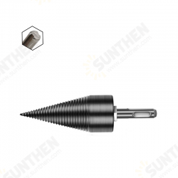 32-45mm Kindling Firewood Splitter Drill Bit Firewood Split Wood Drill Bit for Electric Drill Hammer