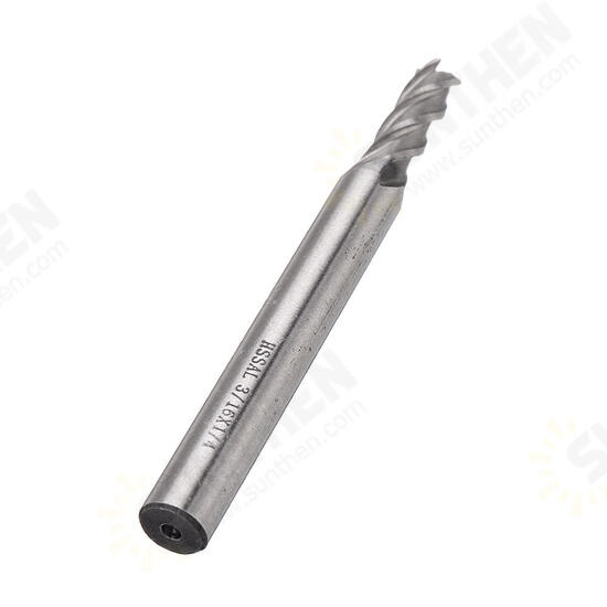3/4 3/8 3/16 3/32 Inch Imperial Milling Cutter High Speed Steel CNC Cutter Spiral End Mill 3/4 3/8 3/16 3/32 Inch Imperial Milling Cutter High Speed Steel CNC Cutter Spiral End Mill