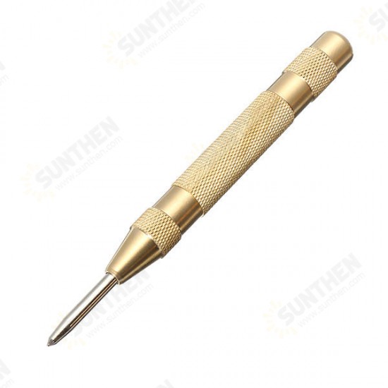 3Pcs 3-12/4-12/4-20mm HSS Titanium Coated Step Drill Bits with Automatic Center Pin Punch