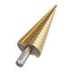 4-12/4-20/4-32mm HSS 6542 Titanium Coated Step Drill Bit Triangle Shank 4-12/4-20/4-32mm HSS 6542 Titanium Coated Step Drill Bit Triangle Shank