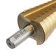 4-12/4-20/4-32mm HSS 6542 Titanium Coated Step Drill Bit Triangle Shank 4-12/4-20/4-32mm HSS 6542 Titanium Coated Step Drill Bit Triangle Shank