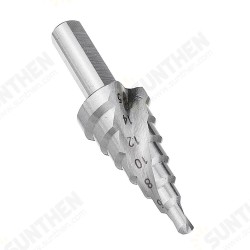 4-16.5mm HSS Step Drill Bit High Speed Steel Triangular Handle Spiral Groove Step Drill Bit 4-16.5mm HSS Step Drill Bit High Speed Steel Triangular Handle Spiral Groove Step Drill Bit