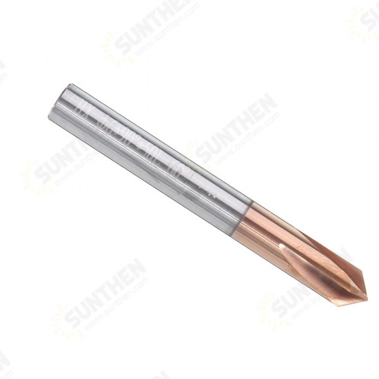 4 Flutes 90 Degree Chamfer Mill HRC60 3-12mm Tungsten Steel AlTiN Coating Milling Cutter 4 Flutes 90 Degree Chamfer Mill HRC60 3-12mm Tungsten Steel AlTiN Coating Milling Cutter