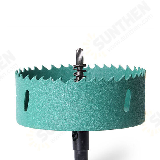 45-100mm M42 HSS Hole Saw Cutter Aurora Green Metal Tip Drill For Aluminum Iron Wood Drilling 45-100mm M42 HSS Hole Saw Cutter Aurora Green Metal Tip Drill For Aluminum Iron Wood Drilling