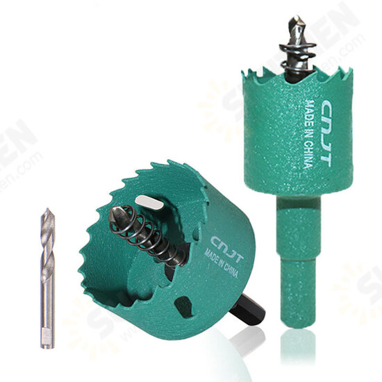 45-100mm M42 HSS Hole Saw Cutter Aurora Green Metal Tip Drill For Aluminum Iron Wood Drilling