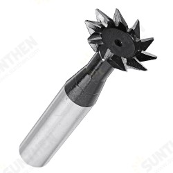 45 Degree 10-35mm Dovetail Groove HSS Straight Shank Slot Milling Cutter End Mill CNC Bit 45 Degree 10-35mm Dovetail Groove HSS Straight Shank Slot Milling Cutter End Mill CNC Bit
