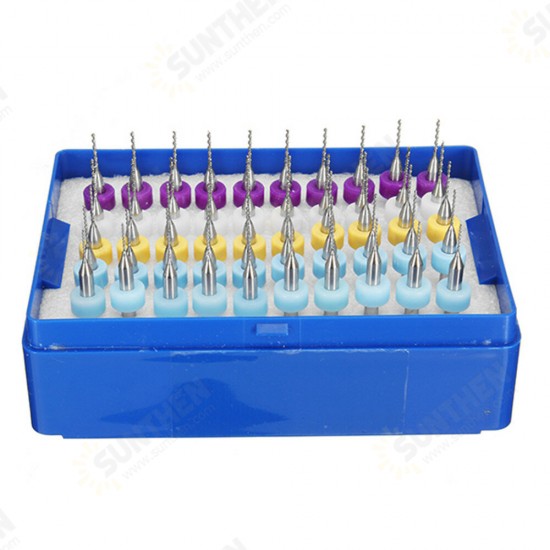 50pcs 0.5-0.9mm Tungsten Carbide Micro PCB Drill Bit Set for PCB Circuit Board 50pcs 0.5-0.9mm Tungsten Carbide Micro PCB Drill Bit Set for PCB Circuit Board